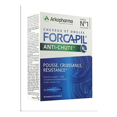 FORCAPIL - ANTI HAIR LOSS - HAIR ACTIV - ANTI CHUTE Tablets - Month Treatment