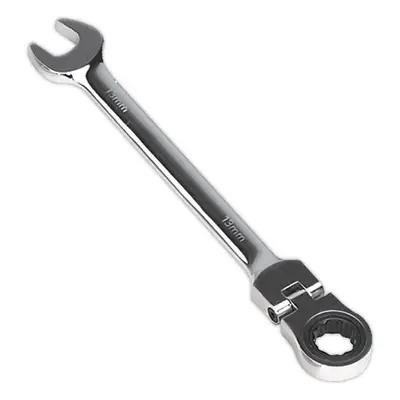 13mm Flexible Ratchet Combination Spanner - Flexible Ring Head - Chrome Vanadium