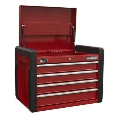 663 x x 447mm RED Drawer Topchest Tool Chest Storage Unit - Heavy Duty