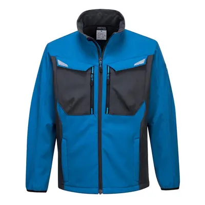 (M, Persian Blue) Portwest Mens WX3 Softshell Jacket