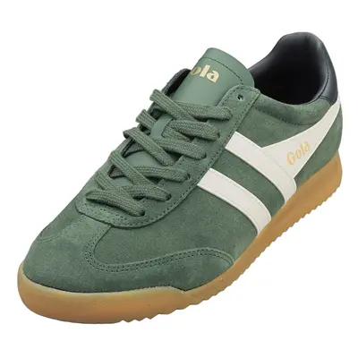 (11) Gola Torpedo Mens Fashion Trainers in Green Off White