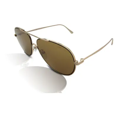 Tom Ford FT0695 Anthony Men's Sunglasses 28E Rose Gold/Brown