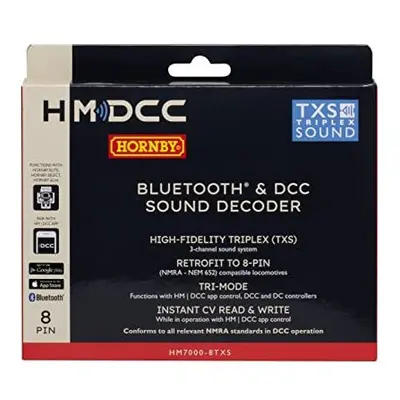 HM7000-8TXS: Bluetooth & DCC Sound Decoder (8-pin)