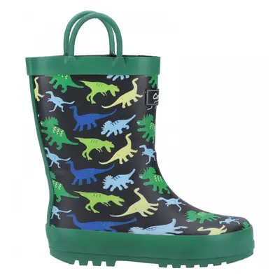 (10 (Children's), Dinosaur) Sprinkle Junior Dinosaur Kids Fun Print Wellies