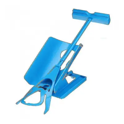 1pc Sock Slider Aid Blue Helper Kit Helps Put Socks On Off No Bending Shoe Horn Suitable For Soc