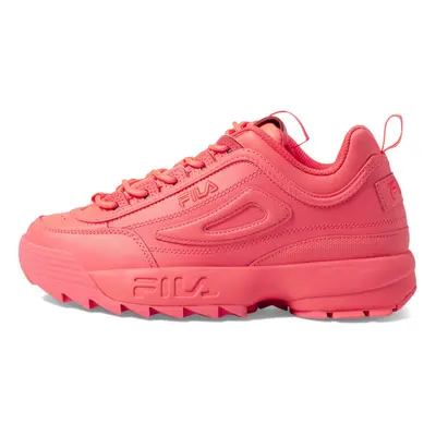 Fila Disruptor II Premium Fashion Sneaker Fiery Coral/Fiery Coral/Fier