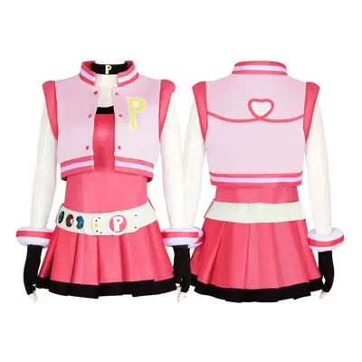 (red, XXL) Superpower Hana Hana Cosplay Costume Halloween & Stage Performance Outfit