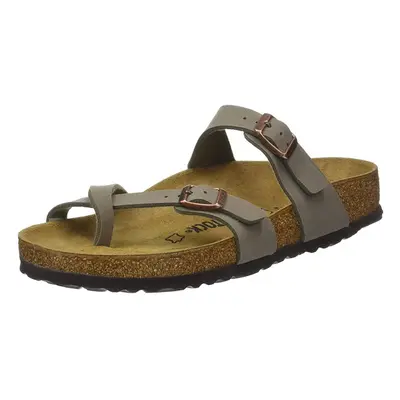 (5 UK EU US) Birkenstock Mayari Nubuck Stone Womens Regular Fit Sandals