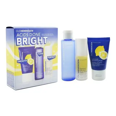 Ole Henriksen Acids Done Bright Set: Lemonade Smoothing Scrub 30g + Glow2OH Dark Spot Toner 65ml