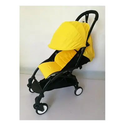 (yellow) Stroller Sunshade Covers and Cushions for Yoyo Yoya Yuyu Vovo Babyzen Bugaboo Strollers