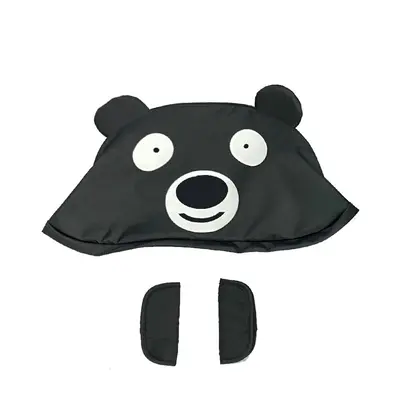 (Bear Canopy) COLU KID Stroller Accessories Seat Cushion Change Kits Rain Cover Sunshade Insect 