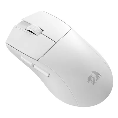 (WHITE) Redragon M916 Wireless Gamer Mouse, 49G Ultra-Light 8K DPI Wireless Gaming Mouse w/Ergon