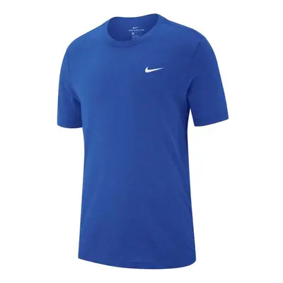 Nike Men's Dry Tee Drifit Cotton Crew Solid Game Royal/White Small