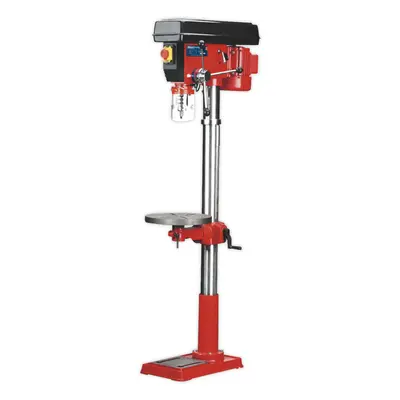 16-Speed Floor Pillar Drill - 650W Motor - 1630mm Height - Safety Release Switch