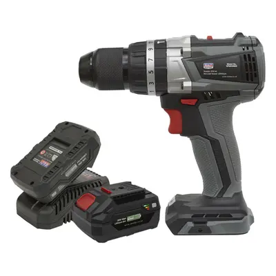 20V Brushless Hammer Drill Driver Kit - Includes x Batteries & Charger - Bag