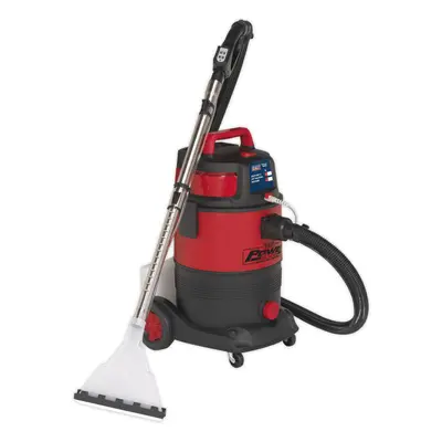 1300W Wet & Dry Valeting Machine - 30L Drum Capacity - Detergent Tank - 230V