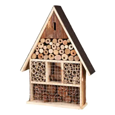 TRIXIE Solid Wood Bark Insect Hotel Bird Wildlife Butterfly Animal House Stand