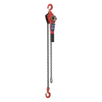 Steel Lever Hoist - 750kg Max Capacity - Heavy Duty Brake - 1.5m Chain Length