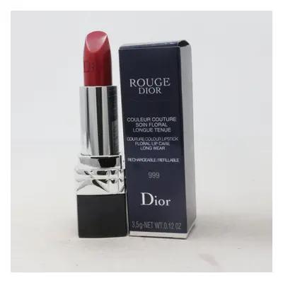 (999 Satin (Refillable)) Dior Rouge Dior Lipstick 0.12oz/3.5g New With Box