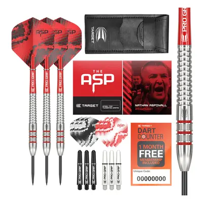 Darts Nathan Aspinall 23G 80% Tungsten Steel Tip Darts Set - Pro Grip Shafts - Pro Ultra Flights