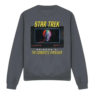 (XL, Charcoal) Star Trek Unisex Adult The Corbomite Maneuver Sweatshirt