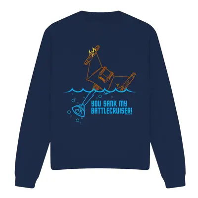 (XXL, Navy) Star Trek Unisex Adult Battlecruiser Sweatshirt