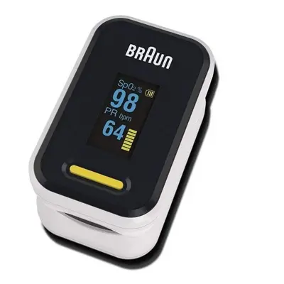 Braun Fingertip Pulse Oximeter Comfortable And Lightweight Digital Clamp YK81CEU