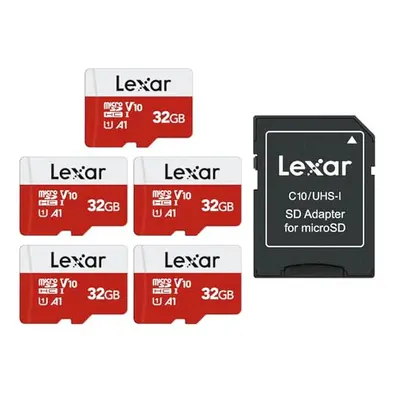 E-Series 32GB Micro SD Card Pack, microSDHC UHS-I Flash Memory Card with Adapter, 100MB/s, C10, 