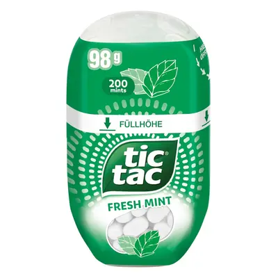 Tic Tac Fresh Mint Sweets, Tic Tacs Sweets for Party Bags, On the Go Refreshment, Bulk Box of x 