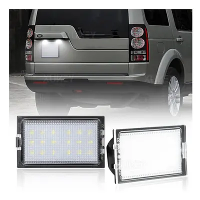 2pc Number Plate Lights LED Rear License Plate Lamp for Land Rover Discovery