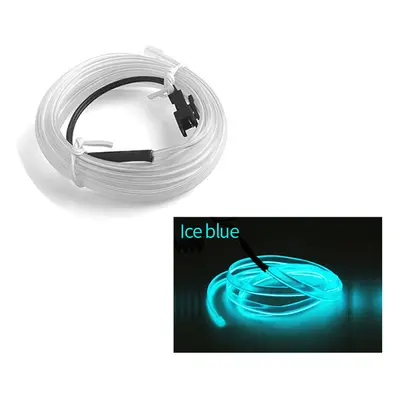 (3M, ice blue) 12V For Audi Q5 A4 A3 A6 Bmw E90 E60 F30 E39 Ambient Light Car Decoration