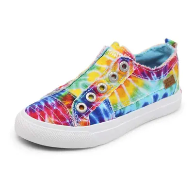 Blowfish Malibu Girls Play-k Sneaker Rainbow tie dye Little Kid