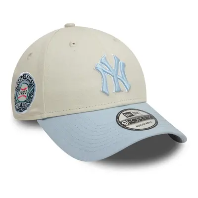 New York Yankees World Series Patch Cream 9FORTY Adjustable Cap