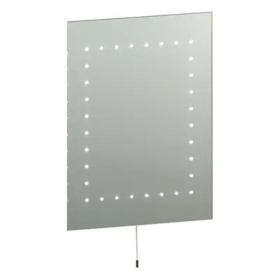 IP44 LED Bathroom Mirror 50cm x 39cm Vanity Studio Wall Light Energy Efficient