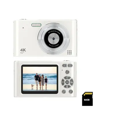 Digital Pocket Camera Digital Point and Shoot Camera with 16X Zoom 64GB Memory FHD 1080P Camera 