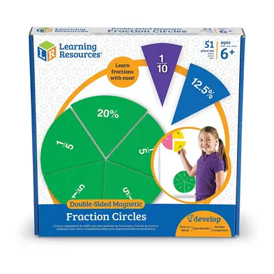 Learning Resources Double-Sided Magnetic Demonstration Rainbow Fractio