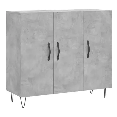 (concrete grey) vidaXL Sideboard Cabinet Storage Cabinet Cupboard Grey Sonoma Engineered Wood