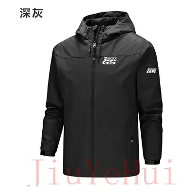 (Dark Grey, 2XL) GS R1200 Men Windproof Sweatshirts Motorcycle R GS Hooded M3 M5 Hoodies X5 X6 C