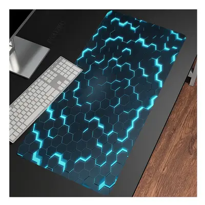 (Lulu (10), 800x300x2mm) Gaming Mousepads Mousepad Geometric Large Mouse Mat Big Desk Pads Non-S