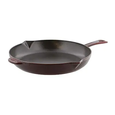 Staub Cast Iron 10-inch Fry Pan - Grenadine, Made in France