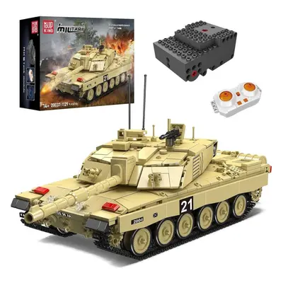 (20037) Mould King Challenger-2 Main Battle Tank Building Block Kits, Moc Building Blocks Set To