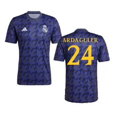 (M) Real Madrid Pre-Match Shirt (Shadow Navy) (Arda Guler 24)