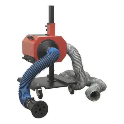 Exhaust Fume Extractor - 550W Motor - 6m Flexible Ducting - Extraction Unit