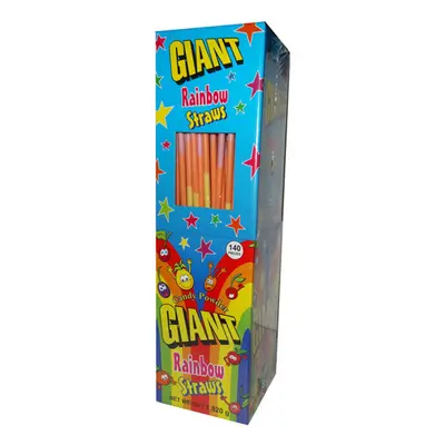 Giant Rainbow Sherbet Straws