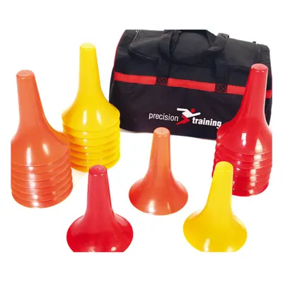 24 PACK Assorted PRO Marker Cone Drill Set - Football Training Dribbling Control