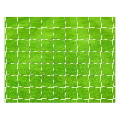 Pair PRO 4mm Braided Football Goal Net - x Feet A Side Full Size Outdoor