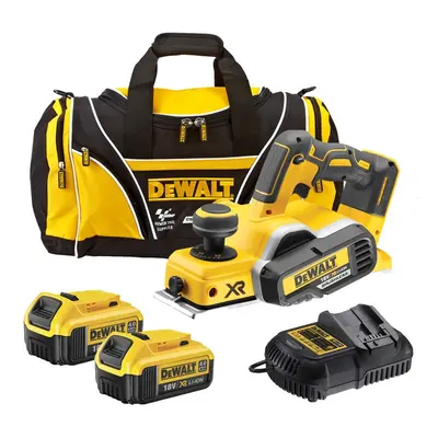 Dewalt DCP580 M2 18v XR Cordless Brushless Planer + x 4.0ah Batt, Charger + Bag