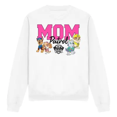 (XXL, White) Paw Patrol Unisex Adult Mom Patrol Mothers Day Sweatshirt