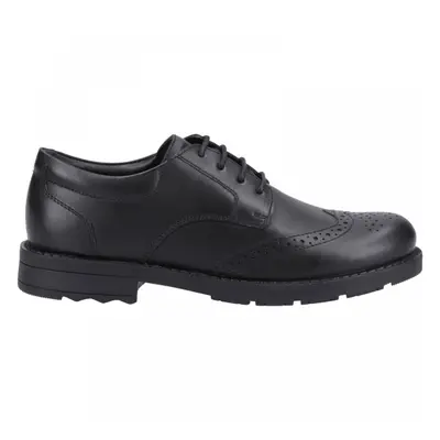 (10 (Children's), Black) Brian Junior Black Boys Lace Up School Shoes