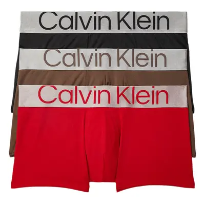 Calvin Klein Men's Reconsidered Steel Micro 3-Pack Trunk Big City TAN